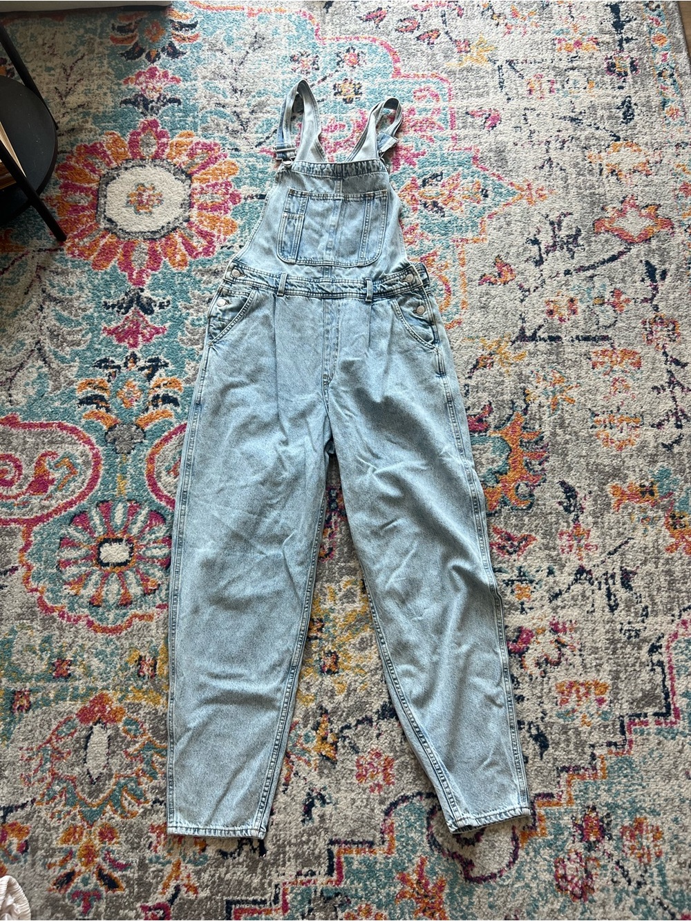 h&m straight leg overalls